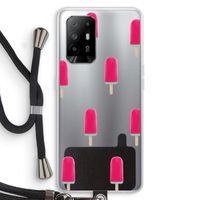 Waterijsje: Oppo A94 5G Transparant Hoesje met koord