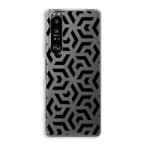 Crazy pattern: Sony Xperia 1 III Transparant Hoesje