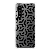 Crazy pattern: Sony Xperia 1 III Transparant Hoesje Crazy pattern: Sony Xperia 1 III Transparant Hoesje
