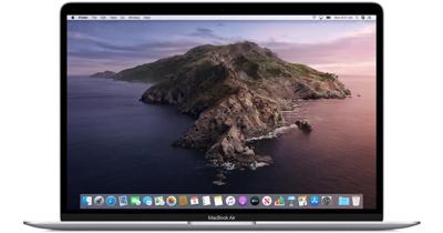 Apple MacBook Air (13 inch, 2019) - Intel Core i5 - 8GB RAM - 256GB SSD - 2x Thunderbolt 3 - Zilver