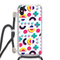 8-bit N°2: iPhone XS Transparant Hoesje met koord