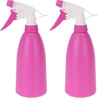 Set van 2x roze plantenspuiten 480 ml