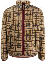 KAPITAL Fleece bomberjack - Bruin - thumbnail