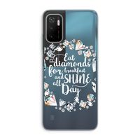 Diamonds: Xiaomi Poco M3 Pro 5G Transparant Hoesje Diamonds: Xiaomi Poco M3 Pro 5G Transparant Hoesje