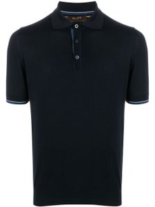 Moorer polo Gavotti-MLL en coton - Bleu