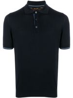 Moorer polo Gavotti-MLL en coton - Bleu