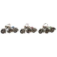 Decoratieve figuren Home ESPRIT Blauw Groen Roze Zilverkleurig Motorfiets Vintage 27 X 10 X 15 CM (3 Stuks) Decoratieve figuren Home ESPRIT Blauw Groen Roze Zilverkleurig Motorfiets Vintage 27 X 10 X 15 CM (3 Stuks)