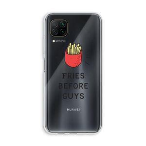 Fries before guys: Huawei P40 Lite Transparant Hoesje