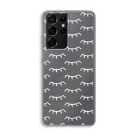 Wimpers: Samsung Galaxy S21 Ultra Transparant Hoesje