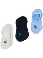 Polo Ralph Lauren lot de trois paires de chaussettes à logo - Bleu - thumbnail