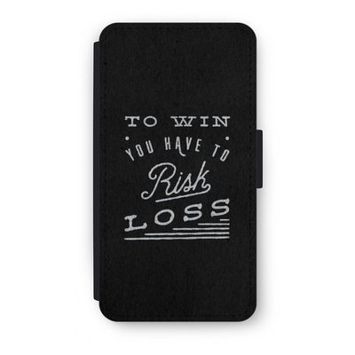 Risk loss: iPhone XS Flip Hoesje