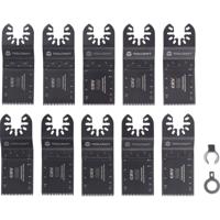 TOOLCRAFT TO-10283850 Chroom-vanadium staal Multitool toebehorenset 10-delig 34 mm 10 stuk(s)