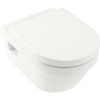 Villeroy & Boch Architectura CombiPack hangend toilet diepspoel met toiletzitting met softclose en quickrelease wit 5684H101