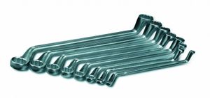 Cimco 112430 ringsleutel Chroom-vanadium staal Chroom 6,7,8,9,10,11,12,13,14,15,16,17,18,19,20,22 mm