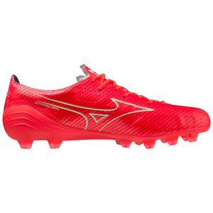 Mizuno Alpha Japan Gras Voetbalschoenen (FG) Rood Wit