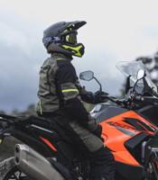 OXFORD jas "rockland" jacket rockland brown/bw/yellow gr. xxl