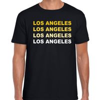 Los Angeles  / USA steden shirt zwart voor heren 2XL  -