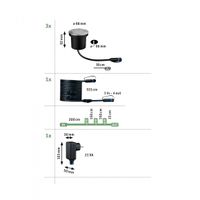 Paulmann P+S Floor Set insect friendly 94717 Verlichtingssysteem Plug&Shine LED-buiteninbouwlampen (basisset) LED 13.5 W Goud Antraciet - thumbnail