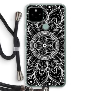 Roses Are Red: Pixel 5 Transparant Hoesje met koord