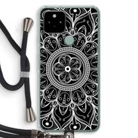 Roses Are Red: Pixel 5 Transparant Hoesje met koord