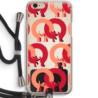 Dogs: iPhone 6 / 6S Transparant Hoesje met koord