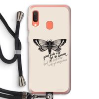 Good or bad: Samsung Galaxy A20e Transparant Hoesje met koord Good or bad: Samsung Galaxy A20e Transparant Hoesje met koord