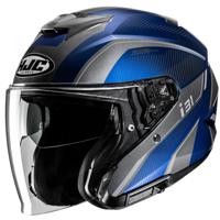 HJC i31 Reno, Jethelm of scooter helm, Blauw Grijs HJC i31 Reno, Jethelm of scooter helm, Blauw Grijs