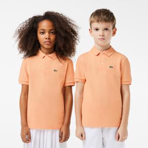 Lacoste S/S Polo Kids Oranje - Maat 128 - Kleur: Oranje | Soccerfanshop