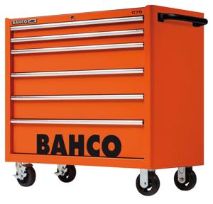 Bahco Gereedschapswagen &apos;classic&apos; C75 40" met 6 lades | zwart | 986 mm x 501 mm x 1100 mm - 1475KXL6BLACK
