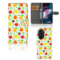 Motorola Edge 30 Pro Book Cover Fruits