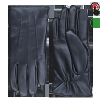 Laimböck Heren Vegan Leren Handschoenen Pinzola Black