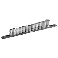 Facom OGV® Doppen Set | 1/2” 6-kant | 12-delig op Rail - S.40EGRPPB