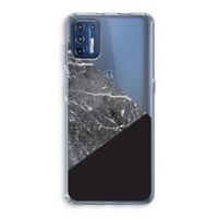 Combinatie marmer: Motorola Moto G9 Plus Transparant Hoesje