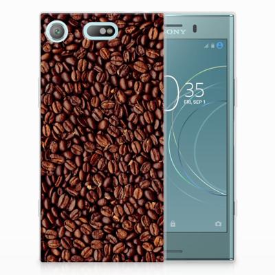 Sony Xperia XZ1 Compact | Siliconen Case | Koffiebonen