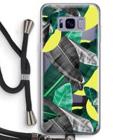 Fantasie jungle: Samsung Galaxy S8 Transparant Hoesje met koord