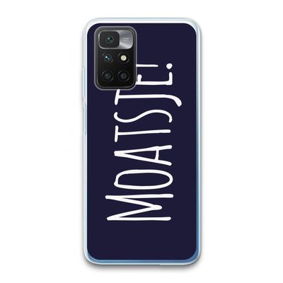 Moatsje!: Xiaomi Redmi 10 Transparant Hoesje