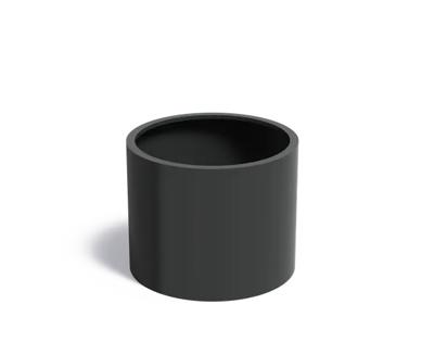 Aluminium plantenbak CIRCUM zonder bodem 100x80cm.