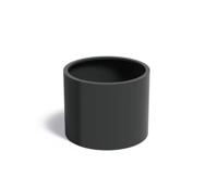 Aluminium plantenbak CIRCUM zonder bodem 100x80cm.