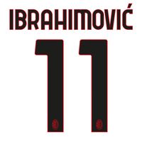 Ibrahimović 11 (Officiële AC Milan Away Bedrukking 2022-2023) - thumbnail