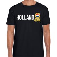 Bellatio Decorations Verkleed shirt voor heren - Holland - zwart - supporter - themafeest -Nederland 2XL  -