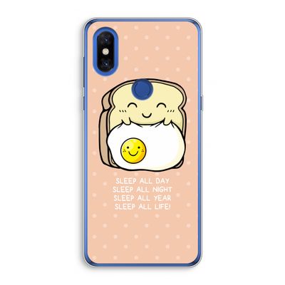 Sleep All Day: Xiaomi Mi Mix 3 Transparant Hoesje