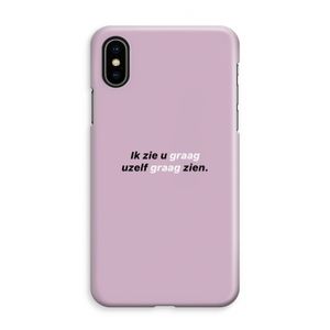 uzelf graag zien: iPhone XS Max Volledig Geprint Hoesje