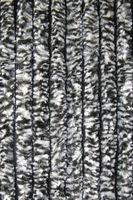 Sunarts model 8047 Kattenstaarten Zwart / Wit gem. afm. 90 x 220 cm