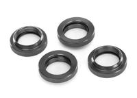 Traxxas - Spring retainer (adjuster), gray-anodized aluminum, GTX shocks (4) (assembled with o-ring) (TRX-7767-GRAY)