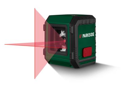 PARKSIDE Laserafstandsmeter/Kruislijnlaser met klem (Kruislijnlaser met klem)