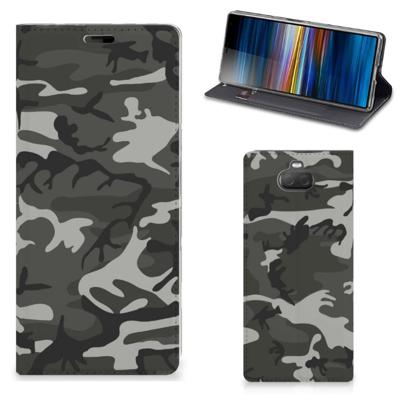 Sony Xperia 10 Plus | Hoesje met Magneet | Army Light