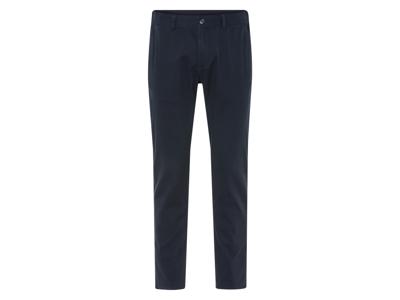 LIVERGY Heren chino - Slim fit (Marineblauw, XL)
