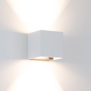 Wandlamp Shift up- en downlighter muurlamp wit incl. LED