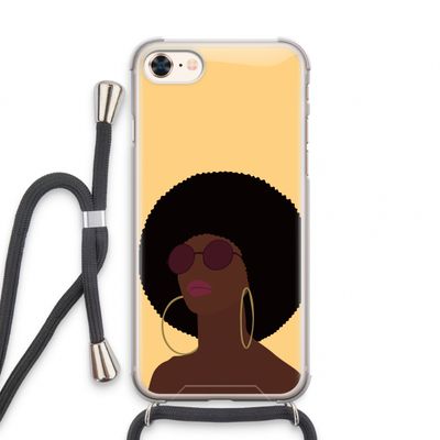 Golden hour: iPhone 7 Transparant Hoesje met koord