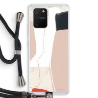 Lava: Samsung Galaxy S10 Lite Transparant Hoesje met koord